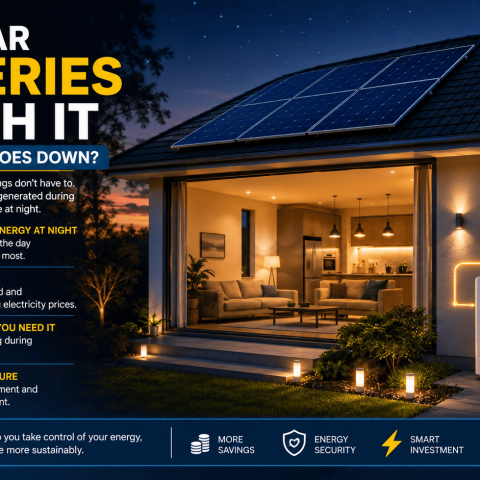Are Solar Batteries Worth It After the Sun Goes Down?