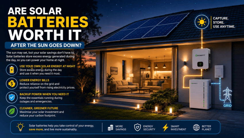 Are Solar Batteries Worth It After the Sun Goes Down?