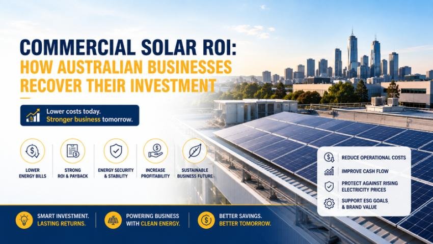 Commercial Solar ROI: How Australian Businesses Recover Their Investment